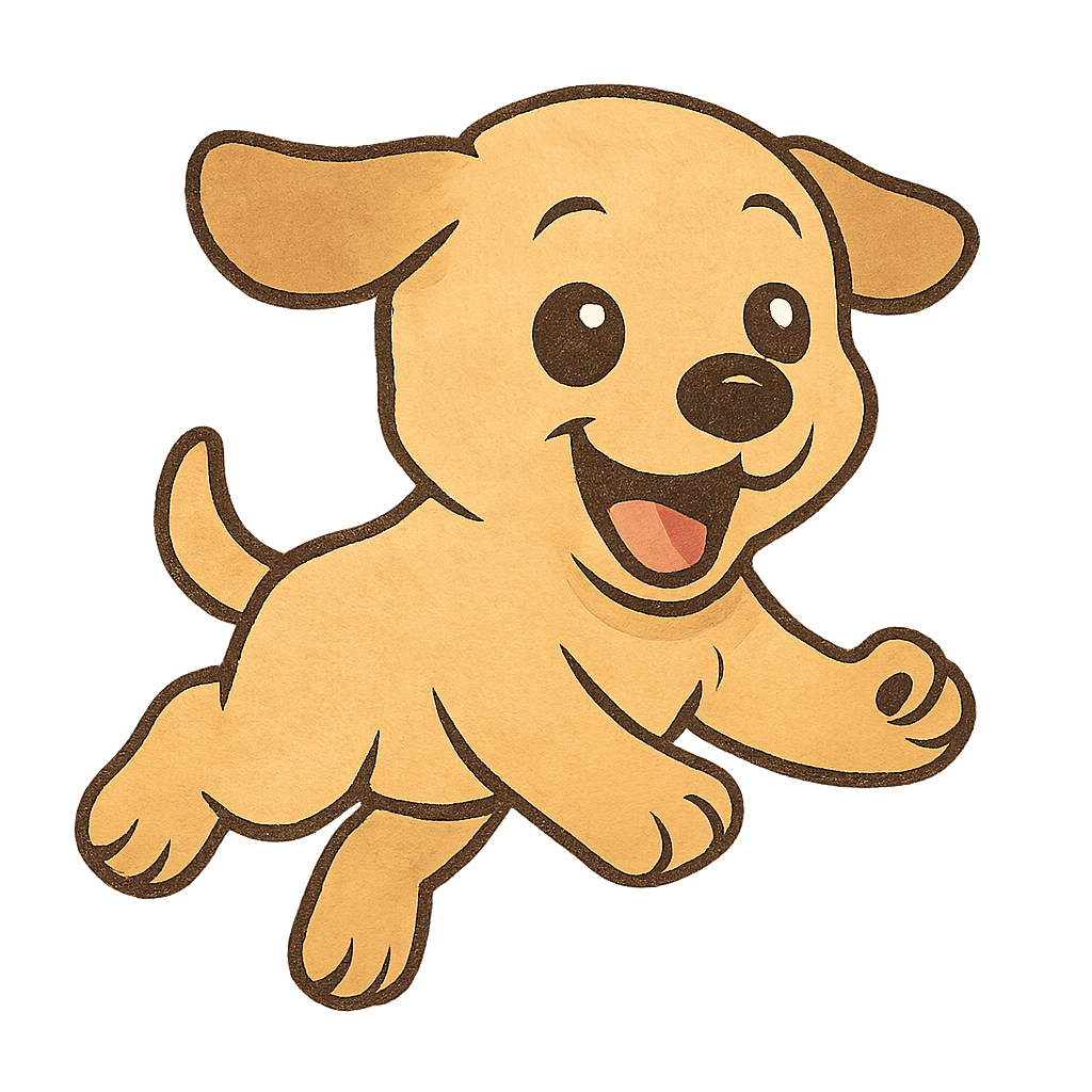 Perro feliz saltando